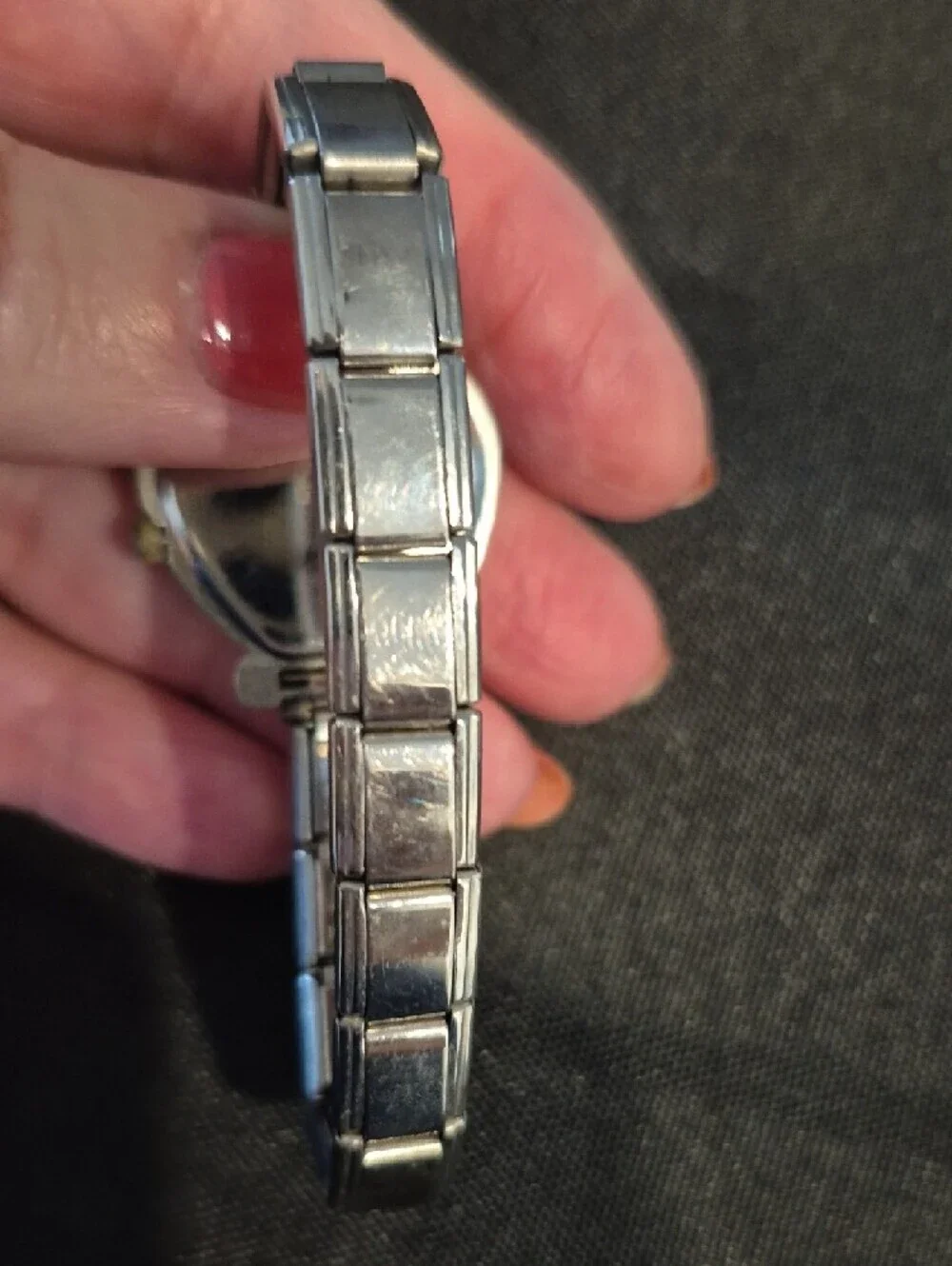 Silver Heart-Shaped Miami Dolphins Women's Bracelet Watch